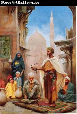 unknow artist Arab or Arabic people and life. Orientalism oil paintings  415